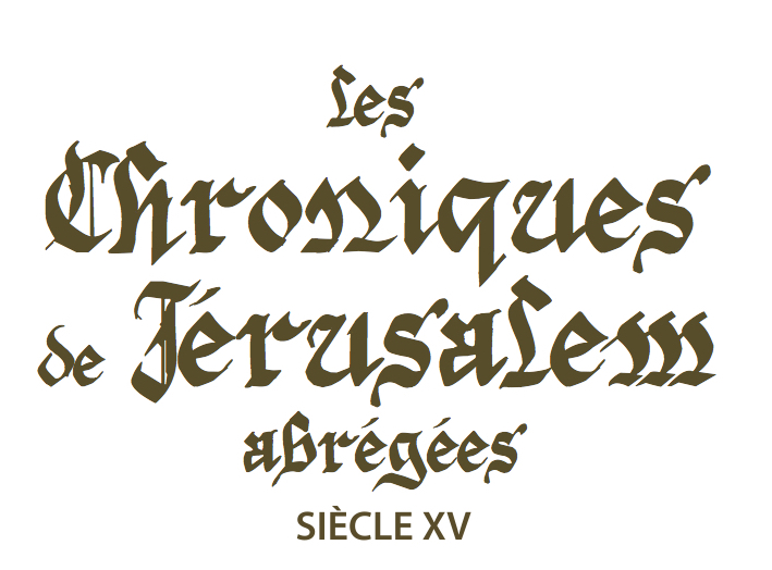 Facsimil pergamino Crónicas de Jerusalem, siglo XV